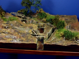 Diorama Grundplatte 47, Grabenstellung I, 42 x 30 cm, 1:72