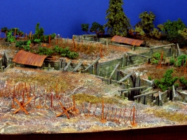 Diorama Grundplatte 48, Grabenstellung II, 42 x 30 cm, 1:72