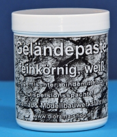 Struktur- und Geländepaste, feinkörnig weiß, gebrauchsfertig, 400 g