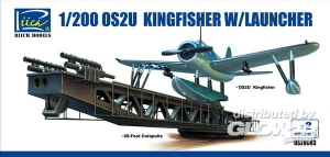 OS2U-3 Kingfisher with Launcher (ModelKitsX2) in 1:200
