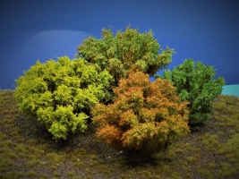 Diorama Zubehör, 1 Modellbaum- Busch-Gruppe, 10 - 12 cm hoch