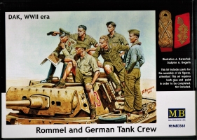 Rommel and German Tank Crew, 1:35