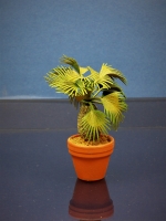 Diorama Zubehör, 1 Palme im Blumentopf, ca. 8 cm hoch