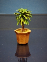 Diorama Zubehör, 1 Palme im Blumentopf, ca. 5,5 cm hoch