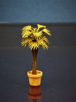 Diorama Zubehör, 1 Palme im Blumentopf, ca. 5,5 cm hoch