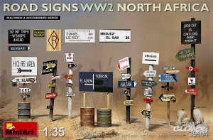 Road Signs WW2 (Nord Africa) in 1:35