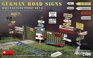 German Road Signs WW2 (Eastern Front Set 1) in 1:35