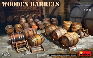 Wooden Barrels, Holzfässer in 1:35
