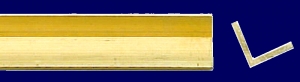 Messing L Profil, gleichseitig gefräst, 6,0 mm