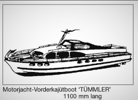 Bauplan Motorjacht - Vorderkajütboot TÜMMLER