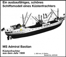 Bauplan Küstenfrachter MS Admiral BASTIAN