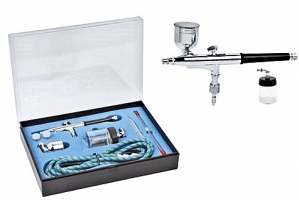 Airbrush Set, BD-134K, 02 + 0,3 + 0,5 mm Düsen,