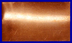 Kupfer Blech 200 x 200 mm Stärke 0,4 mm