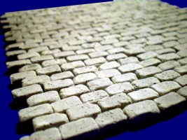 1.200 alte Pflastersteine Granit rechteckig 1:35