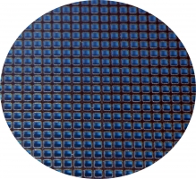Quadratloch (Q 2,0)  0,5 x 100 x 125 mm Aluminium Lochgitter