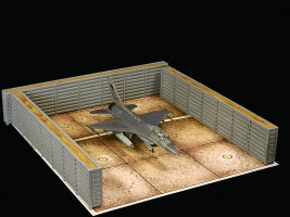 Diorama Bausatz, Flugzeug Splitterschutzbox Vietnam, 1:72