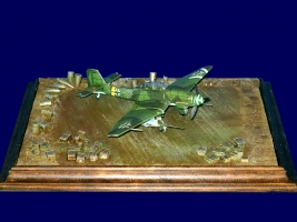 Diorama Grundplatte 97, PSP Stahlblech Flugzeugstellfläche, 1:72