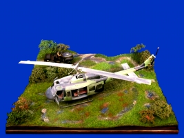 Diorama Grundplatte 43/7, Hubschrauber- Landeplatz, 1:32