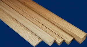 10 Balsa Vierkantleisten, 2 x 20 mm, 1.000 mm