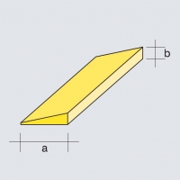 2 Balsa Endleisten Normalprofil, 3 x 12 mm (b/a), 1.000 mm