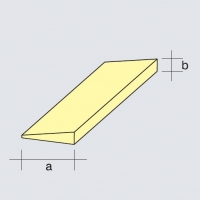 2 Balsa Endleisten symm. Profil, 8 x 50 mm (b/a), 1.000 mm