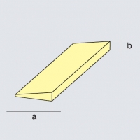 2 Balsa Endleisten symm. Profil, 10 x 40 mm (b/a), 1.000 mm
