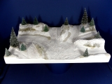 Diorama Grundplatte 65-1, Waldlichtung, 50 x 30 cm, 1:87