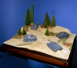 Diorama Grundplatte 33 sandiges Gelände, 30 x 25 cm, 1:87