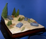 Diorama Grundplatte 33 sandiges Gelände, 30 x 25 cm, 1:87