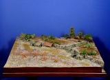 Diorama Grundplatte 48, Grabenstellung II, 42 x 30 cm, 1:72