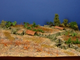 Diorama Grundplatte 48, Grabenstellung II, 42 x 30 cm, 1:72