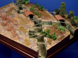 Diorama Grundplatte 48, Grabenstellung II, 42 x 30 cm, 1:72