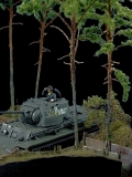 Diorama Grundplatte 49/3 Panzerstellung , 30 x 25 cm, 1:35