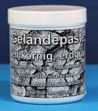 Struktur- und Geländepaste, feinkörnig erdgrau, gebrauchsfertig, 400 g