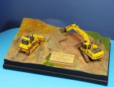 Diorama, Tiefbau, 40 x 26 cm, 1:48