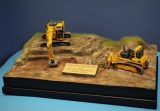 Diorama, Tiefbau 2, 40 x 26 cm, 1:48
