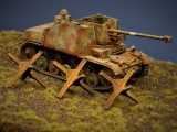 Diorama Zubehör, 3 Panzersperren Typ 3 Tschechenigel, coloriert und echt rostig, 1:35/32