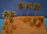 Diorama Zubehör, Palmen Set, 3 Palmen, ca. 8 / 8 / 7 cm