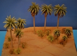 Diorama Zubehör, Palmen Set, 3 Palmen, ca. 16 cm