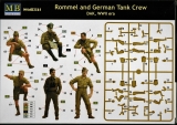 Rommel and German Tank Crew, 1:35