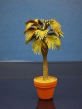 Diorama Zubehör, 1 Palme im Blumentopf, ca. 12 cm hoch