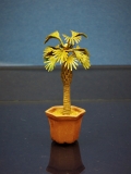 Diorama Zubehör, 1 Palme im Blumentopf, ca. 7 cm hoch