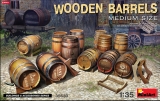 Wooden Barrels, Medium Size, Holzfässer in 1:35