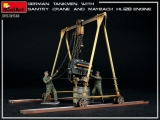 German Tankmen with Gantry Crane & Maybach HL 120 Engine in 1:35