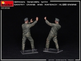 German Tankmen with Gantry Crane & Maybach HL 120 Engine in 1:35