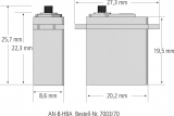 AN-8-HBA Servo, 8 mm dick