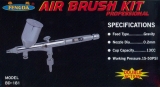 Airbrush Spritzpistole BD-181 mit 0,3 mm Düse, Double-Action