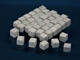 150 Keramik Pflastersteine granit 12 mm quadratisch, 1:9