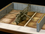 Diorama Bausatz, Flugzeug Splitterschutzbox Vietnam, 1:72