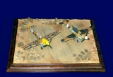 Diorama Grundplatte 97, PSP Stahlblech Flugzeugstellfläche, 1:72